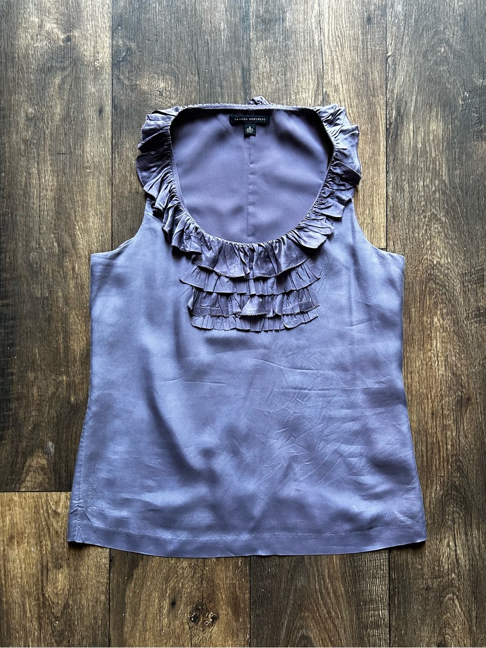Ruffle Bib Blouse